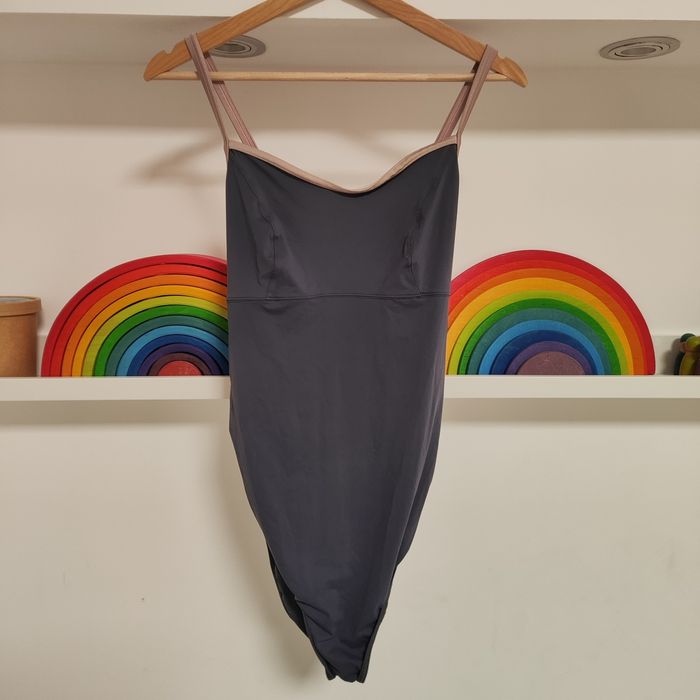 Strój kąpielowy ciążowy jednoczęściowy na rosnący brzuszek Decathlon M