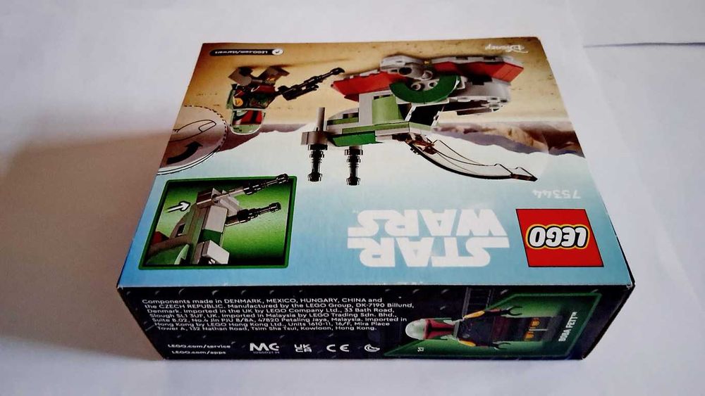 Lego Star Wars 75344 Boba Fett's Starship Microfighter Slave I selado