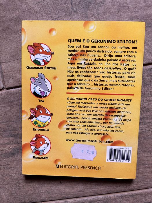“O estranho caso do choco gigante” Geronimo Stilton