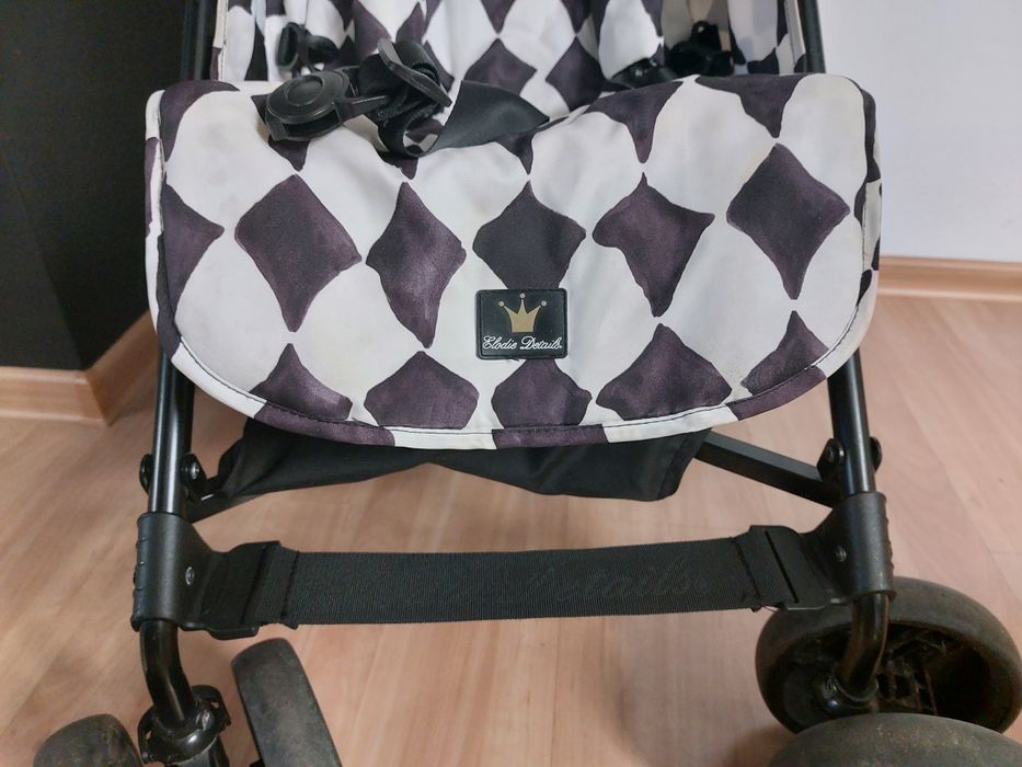 Spacerówka wózek Elodie Details szachownica czarno-biała