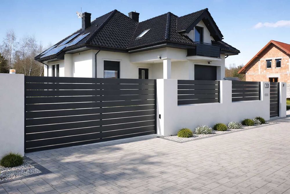 Ogrodzenia nowoczesne z aluminium, ogrodzenie aluminiowe