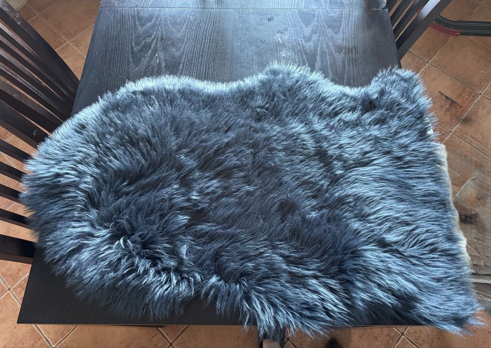 Sztuczna skóra 60x90 cm granatowa