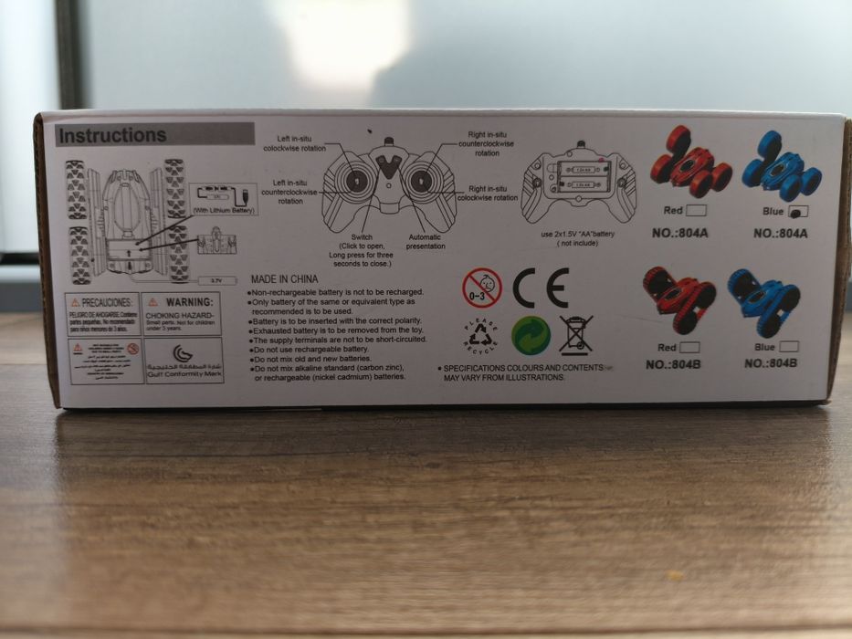 Zabawkowy samochód twister drift car niebieski