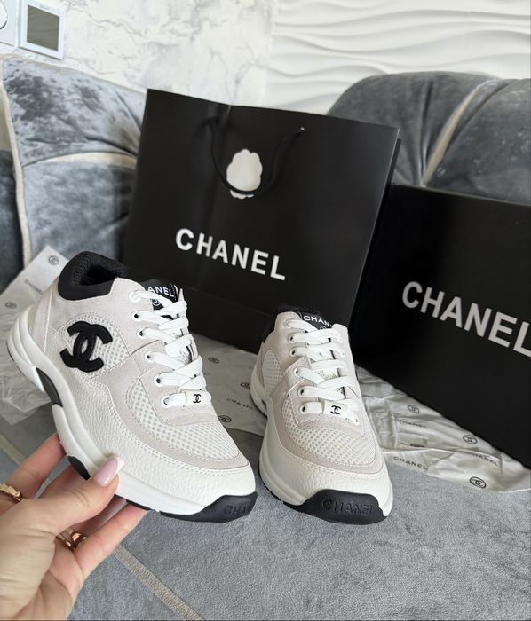 Белые кроссовки Chanel 36, 37, 38, 39, 40 размер
