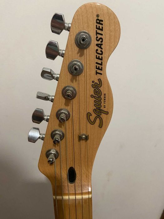 Fender Squier Affinity Deluxe Black Telecsater – Excelente Estado + Suporte