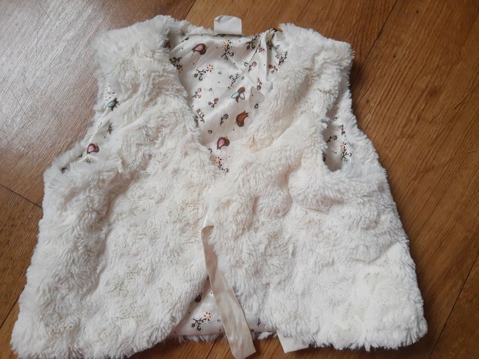 Kamizelka pluszowa bezrękawnik