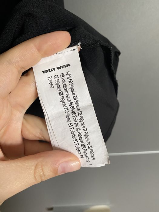 Elegancka czarna bluzka na lato rozmiar 34 ( XS )