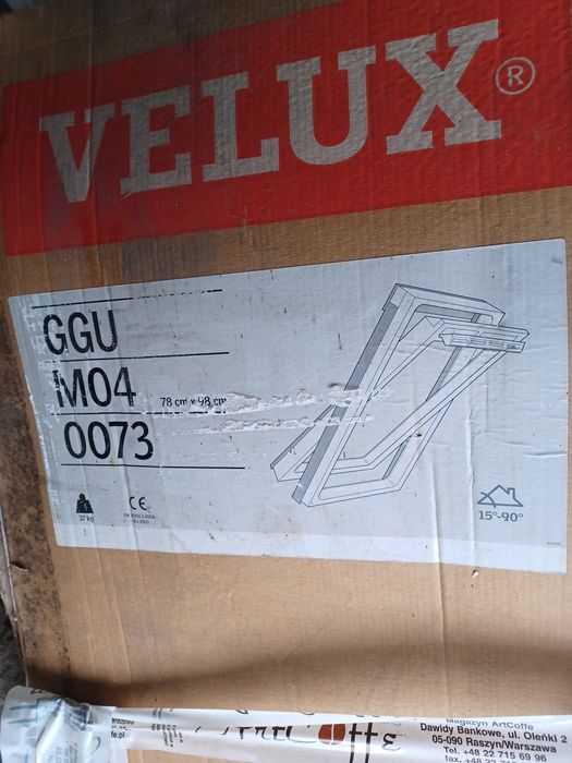 Okno dachowe velux nowe 400zl.