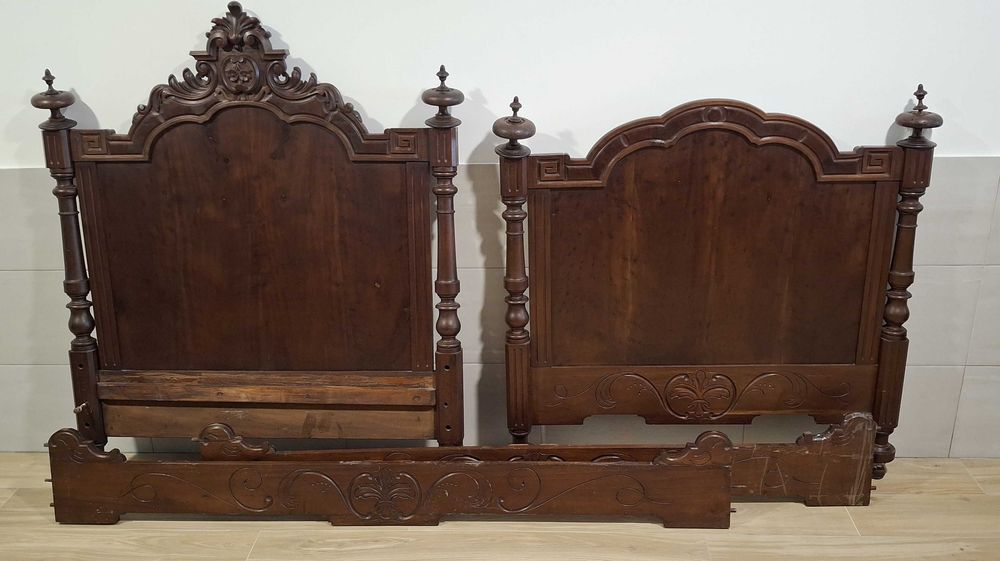 Cama solteiro estilo D. Maria