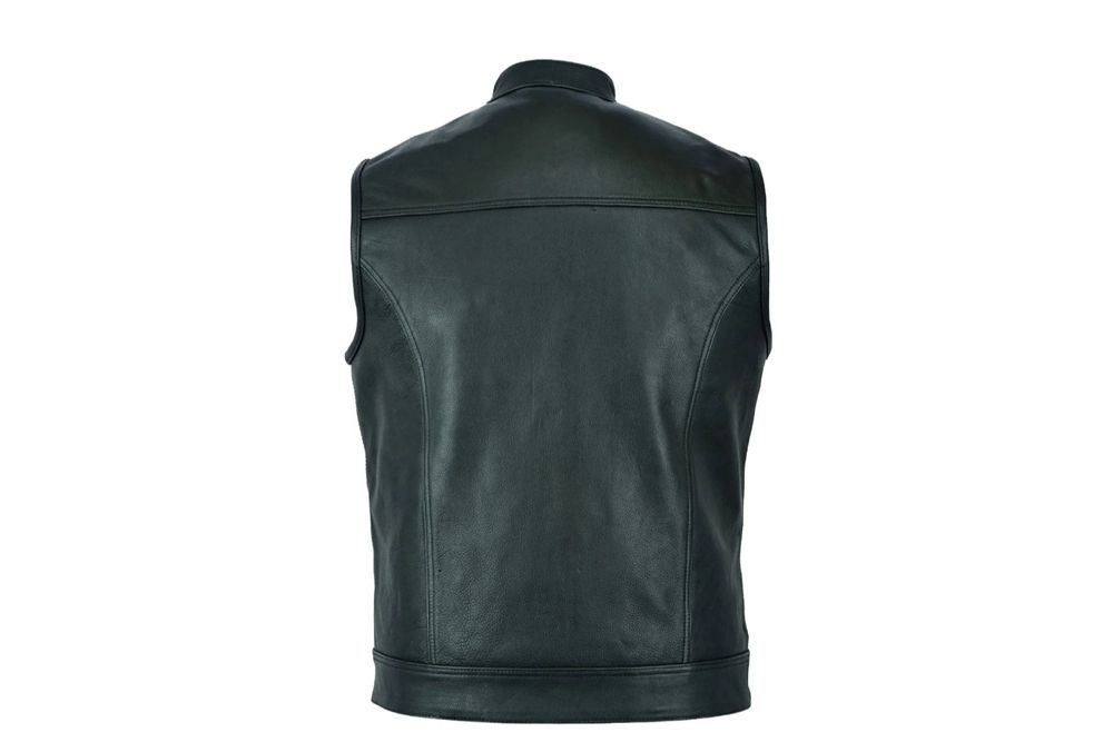 Colete Motard em Pele NOVO