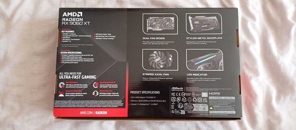 Відеокарта ASRock Radeon RX 9060 XT Challenger OC 16GB