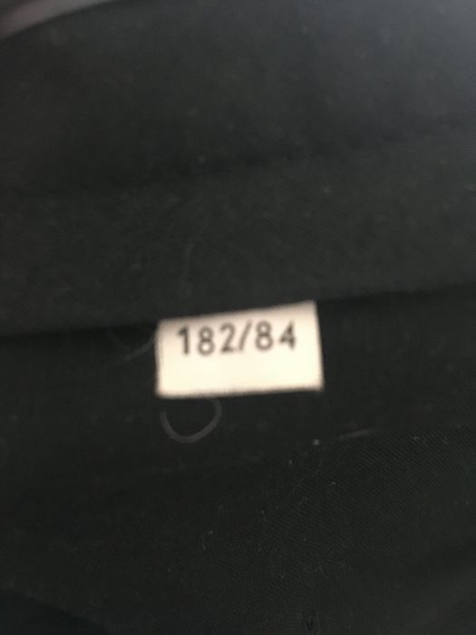Garnitur męski czarny idealny stan rozm. 182