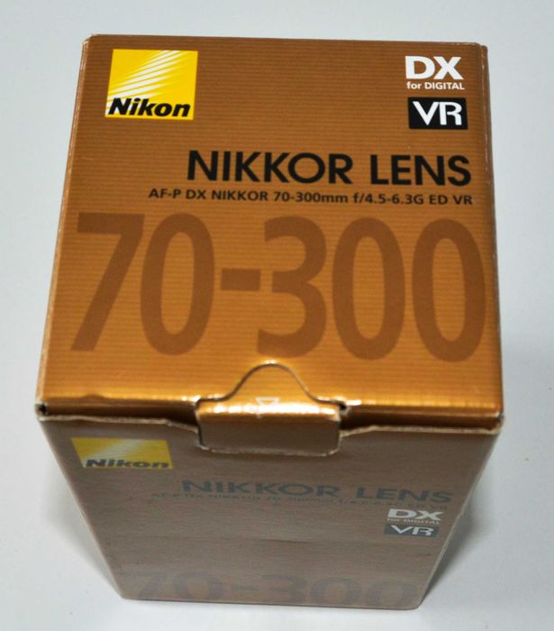 Objetiva Nikon AF-P DX 70-300mm f/4.5-6.3G ED VR (Como Nova)