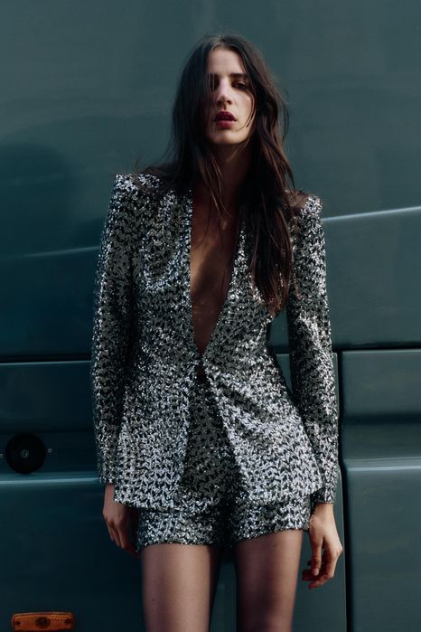Marynarka z cekinami Zara, 36