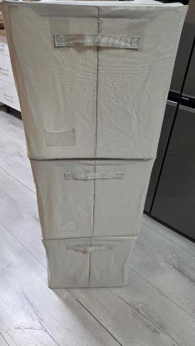 Organizer pudełko na ubrania pościel do szaf garderoby pokrywa 3X100L