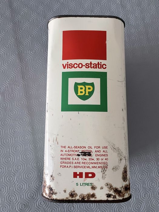 Lata Vintage Automobilismo BP Visco Static