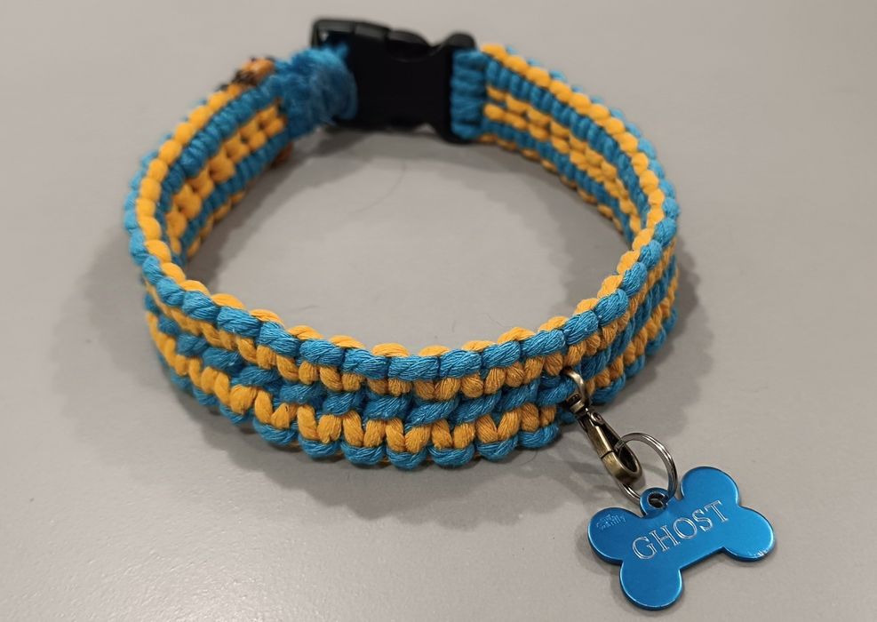 Coleira Macramé - feita a medida! +Oferta de puseira