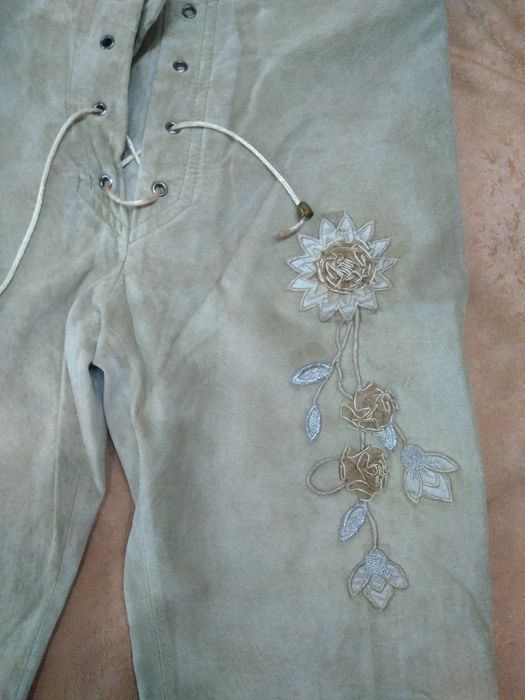 Кожаные брюки(штаны из замшы)