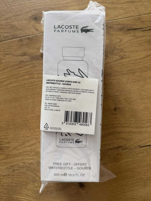 Stylowa Butelka Wielorazowa LACOSTE PARFUMS – Nowa!