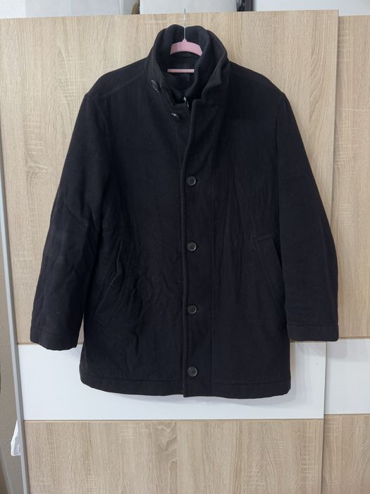 Plaszcz Hugo Boss M 90% wełna vintage ciepły modny