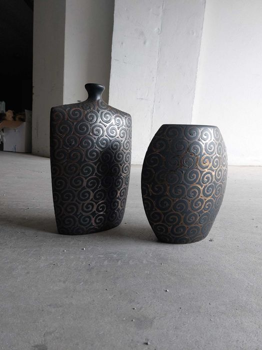 Conjunto de potes/vasos decorativos - como novos