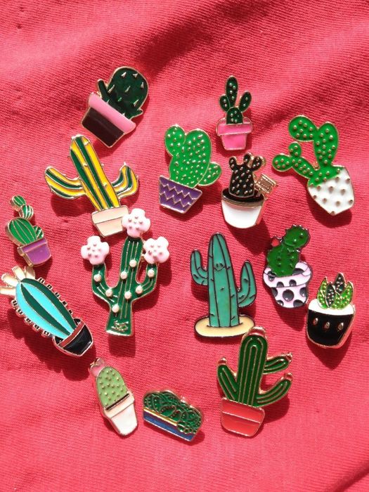 Значок кактус, пін кактус,  брошка кактус 1 шт - 50 грн.