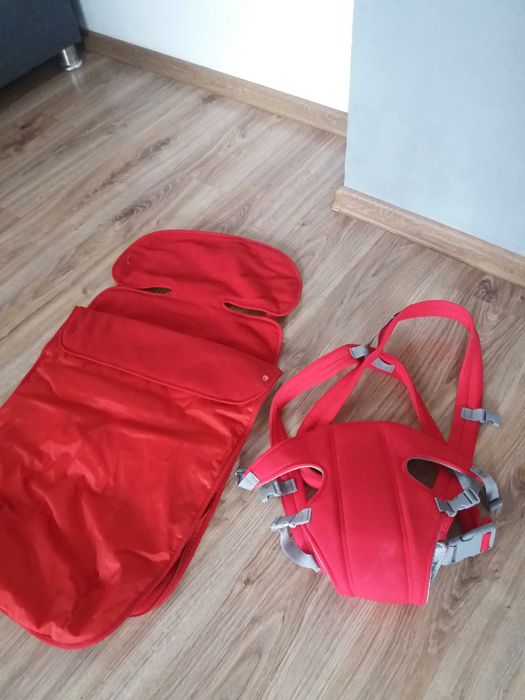 Szelki do noszenia dziecka i ciepły śpiwór
