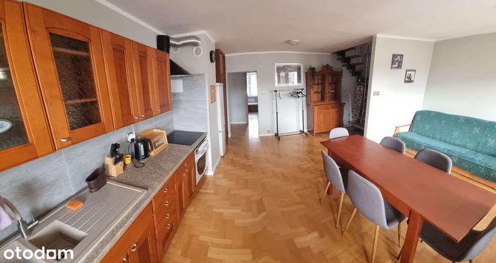 Dwupoziomowe mieszkanie (83.50m²/104m² w obrysie 2x52m²)