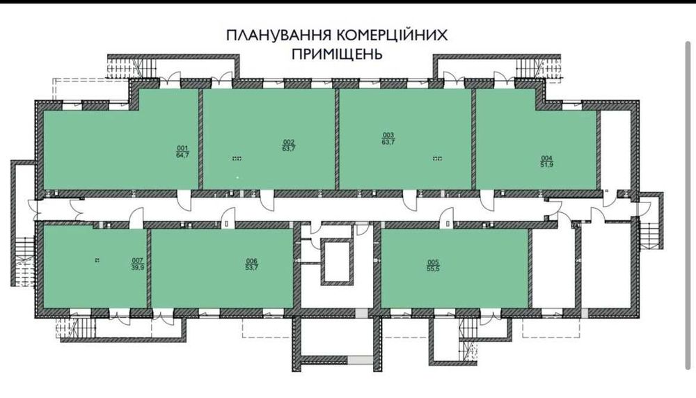 Продаж комерційного приміщення. Цоколь з вікнами.