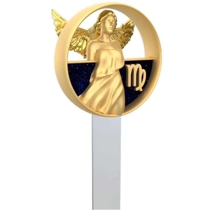 Zakładka do książki znak zodiaku Panna oprawa: tuba