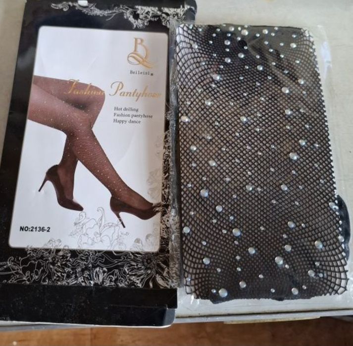 Колготки со стразами для танцев