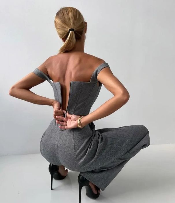 Жіночий кашеміровий костюм трійка бежевий