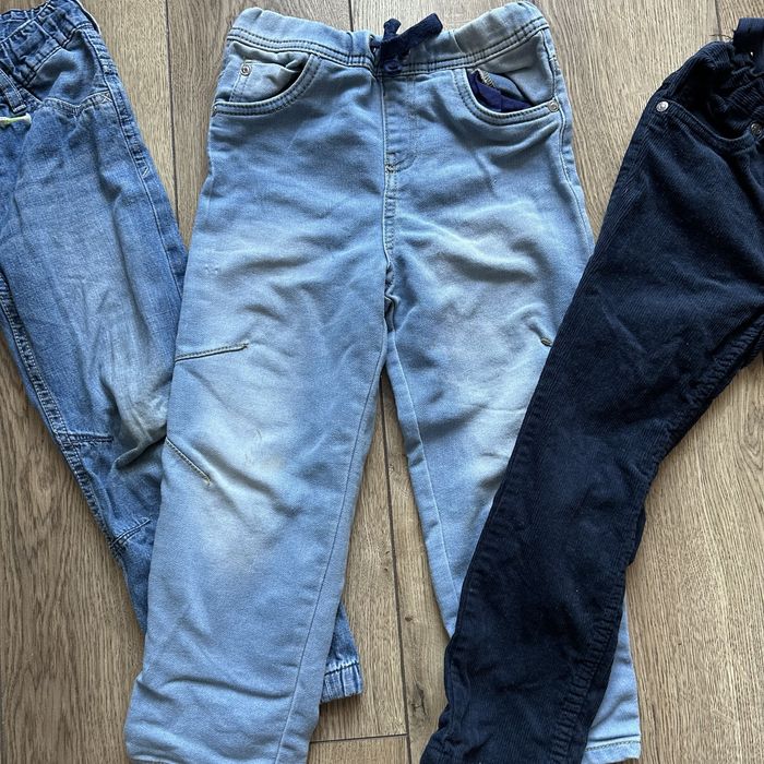 Spodnie klasyczne dzinsowe zestaw