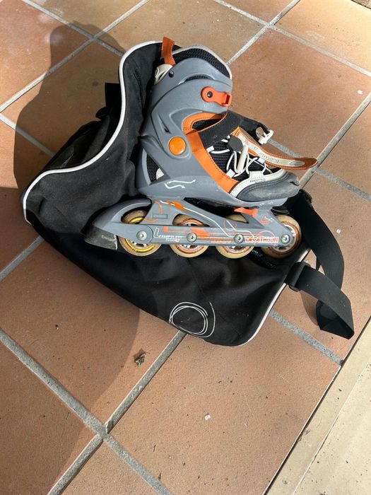 Patins em linha extensiveis