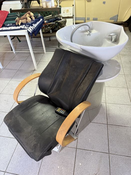 Cadeira de lavagem de cabelo mecanica com massagem