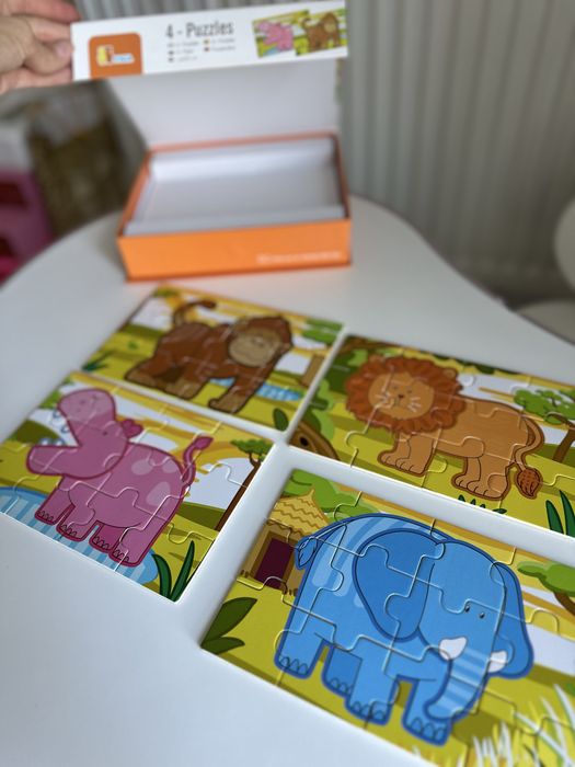 Набор деревянных пазлов VIGA TOYS Джунгли