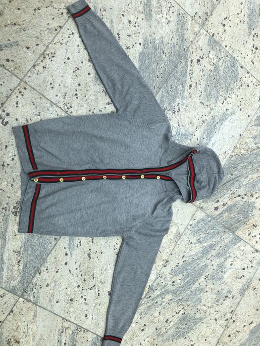 Sweter z motywem kolorystycznym jak gucci s m bizuu chaos