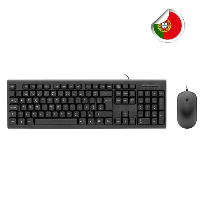 Computador monitor teclado rato - económico e totalmente funcional