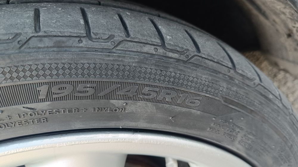 Jantes 4x100 195/45/16