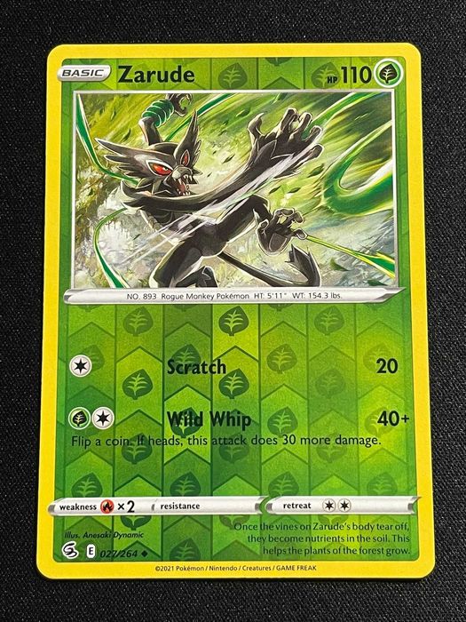Carta Pokémon Zarude 27/264 Fusion Strike