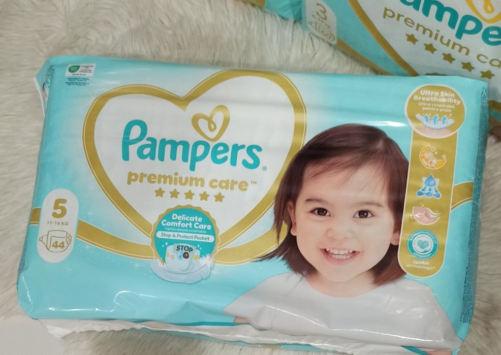 Pampers premium care 2,3,4,5,6 розміри!