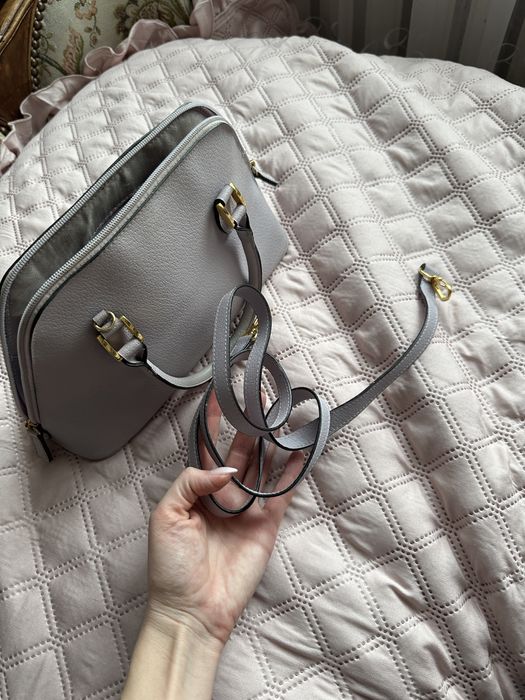 Torebka kuferek liliowa