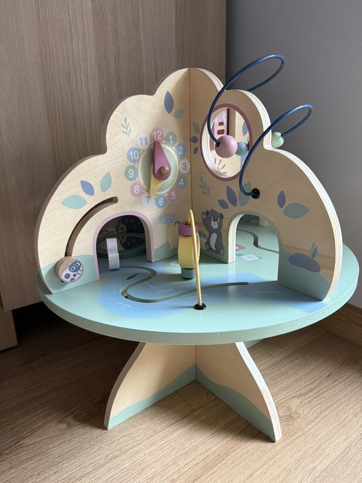 Stolik drzewko edukacyjnu drewniane mamabrum