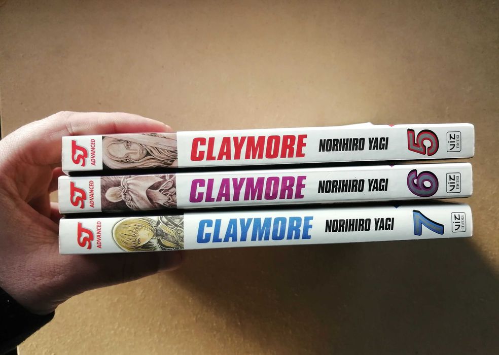 MANGA - Claymore Vol. 5, 6 e 7 (Norihiro Yagi)