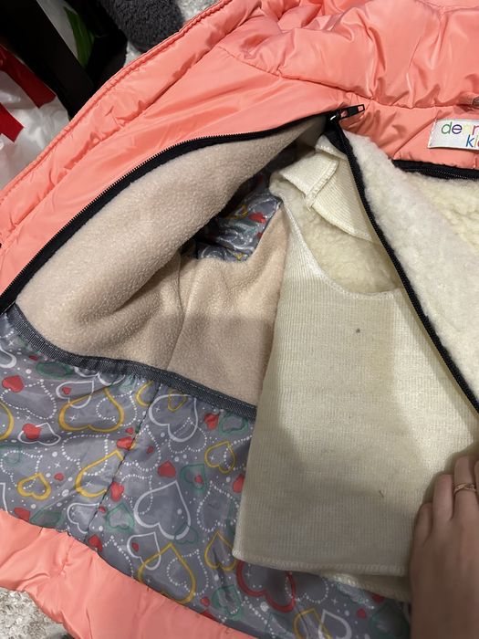 Костюм зимний полукомбинезон девочка