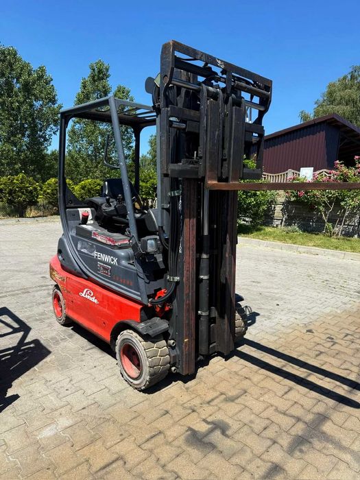 wózek widłowy elektryczny LINDE 20P Triplex 4.70m przesuw pozycjoner wideł