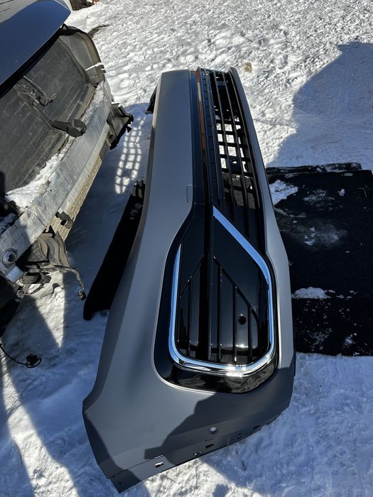 Бампер передній р лайн атлас рестайл 21- розборка atlas 21- бампер пер