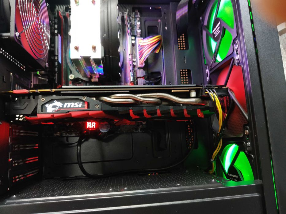 12 яд\24* 3.1Ghz, ОЗУ 32Gb DDR4, GTX 1070 8Gb, 256Gb SSD NVMe !