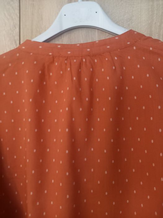 Oryginalna ruda bluzka z bufkami FAT FACE 8