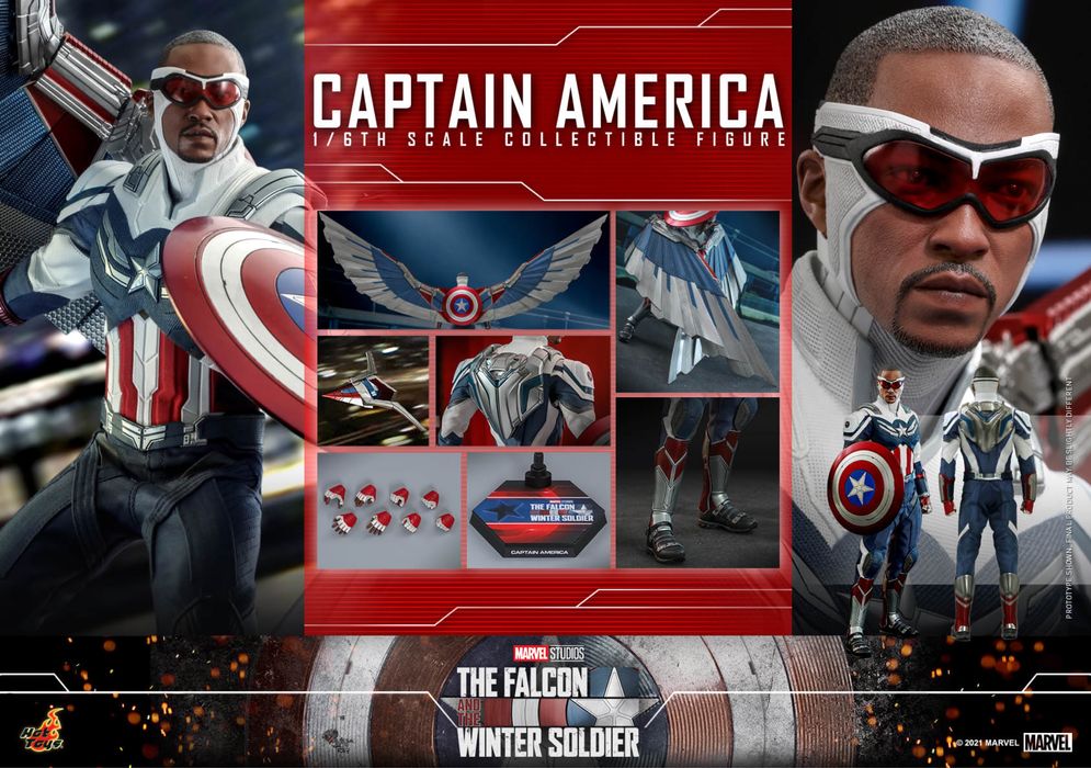 Фигурка 1/6 hot toys tms40 THE FALCON AND THE WINTER SOLDIER
